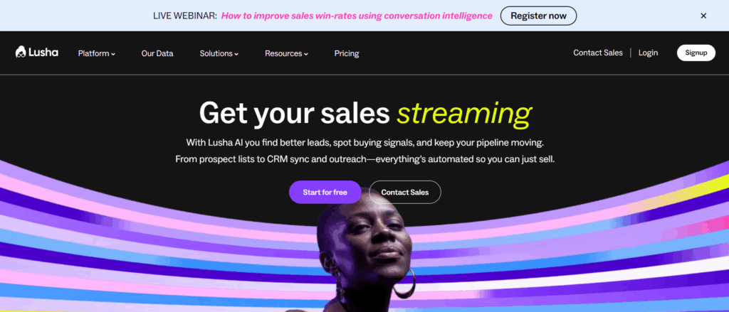 Lusha - Alternatives to ZoomInfo