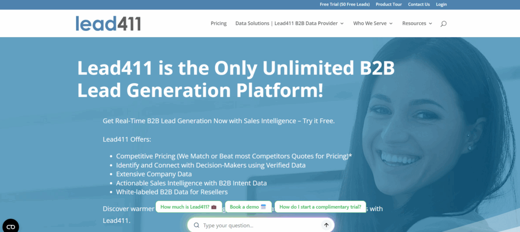 Lead411 - Alternatives to ZoomInfo