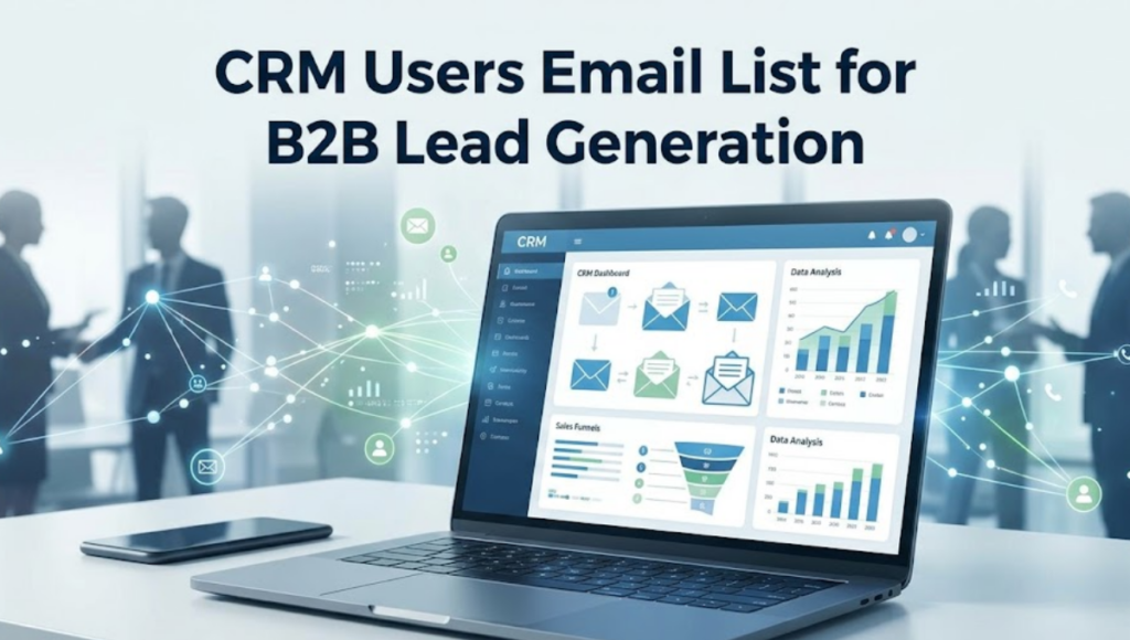 CRM Users Email List for B2B Lead Generation